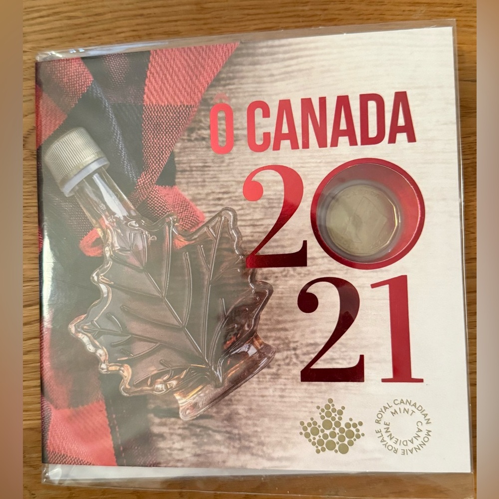 O Canada 2021 Coin Set with Maple Leaf Bottle